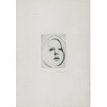 GIACOMO PORZANO (Lerici 1925 - Pescosolido 2006) Female faces Pair of lithographs, ex. 10/50