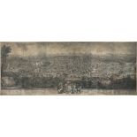 GIUSEPPE VASI (Corleone 1710 - Rome 1782) PROSPECTUS OF THE ALMA OF THE CITY OF ROME WITH BIRD'S-EYE