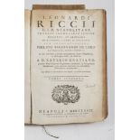 JURIDICAL ANTIQUE De Caro, Leonardi Ricci. A volume, only tome II. Ed. Naples 1779. Full