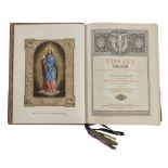 MISSALI ROMANI Missale Romanum. Three volumes with illustrations. Ed. late 19th century. Full