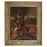 VENETIAN PAINTER 17TH CENTURY BACCHANAL Oil on canvas, cm. 51 x 41,5 CONDITIONS OF THE PAINTING