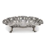 PENHOLDER IN SILVER, PUNCH KINGDOM OF ITALY 1872/1933 border with scrolls, chiseled to floral motifs