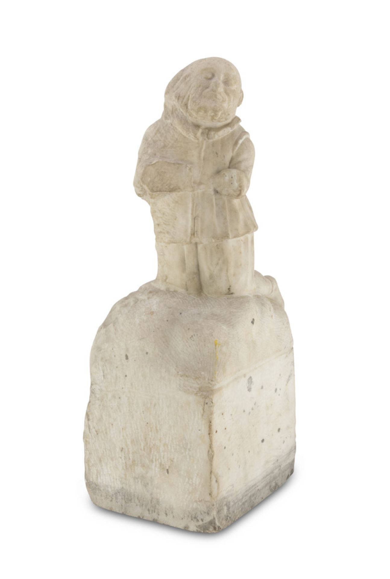 ITALIAN SCULPTOR, 16TH CENTURY KNEELING FIGURE Sculpture in white marble, cm. 27 x 14 x 12