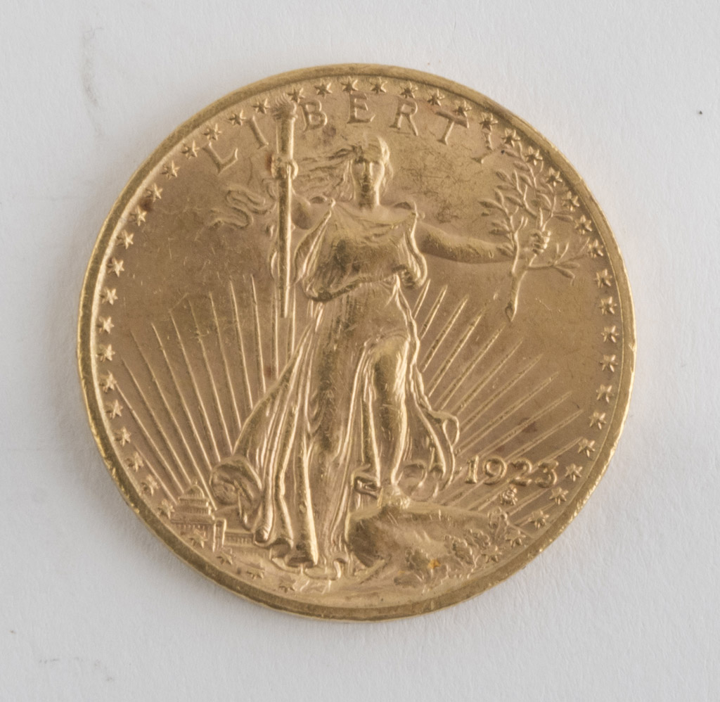 GOLD COIN OF 20 DOLLARS, UNITED STATES, 'SAINT GAUDEN' 1923 of the mint in Philadelphia. Km # 131. - Image 2 of 2