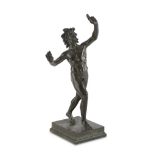 ITALIAN SCULPTOR, 19TH CENTURY FAUN Bronze with burnished patina, cm. 30 x 10 x 12 SCULTORE