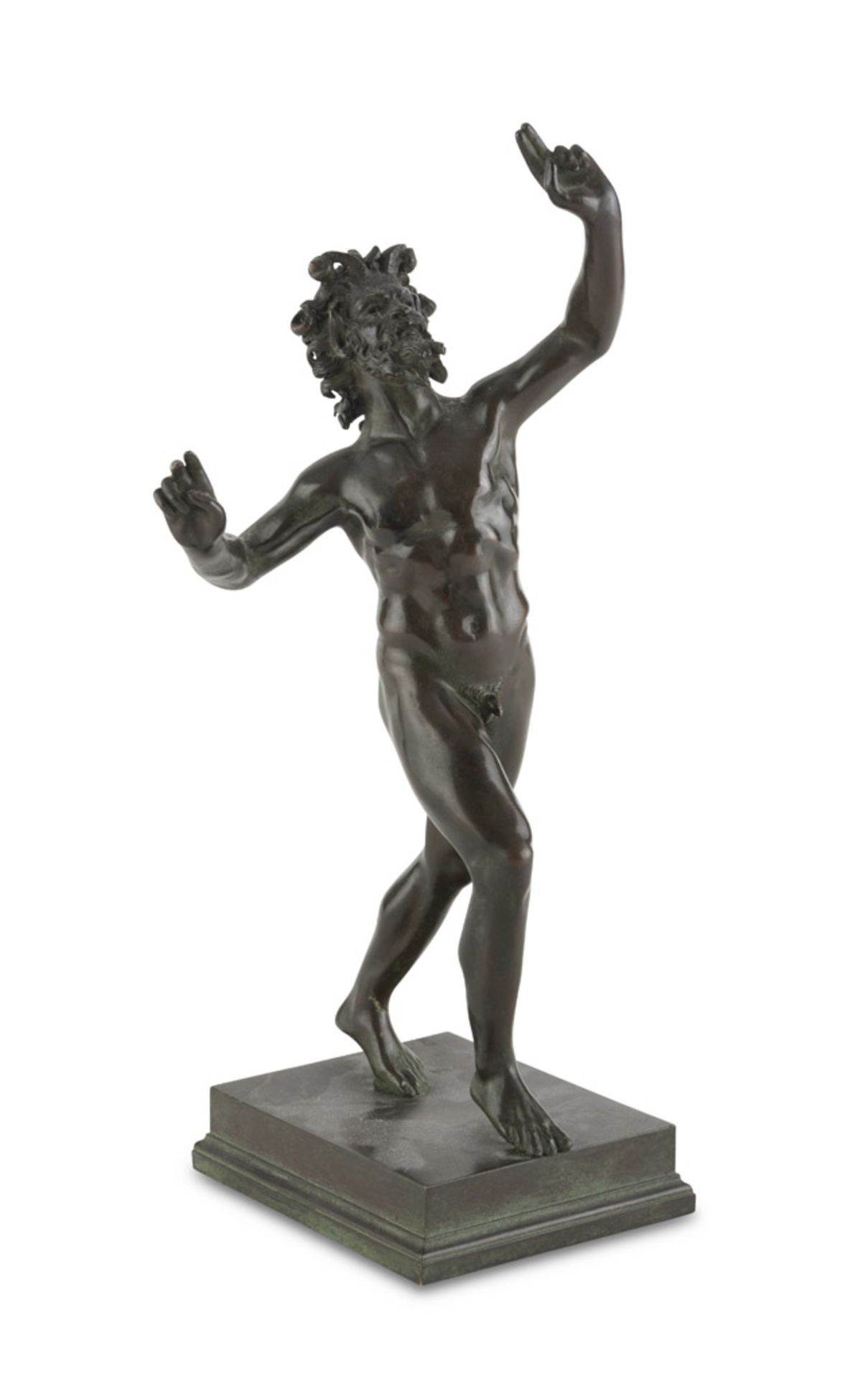 ITALIAN SCULPTOR, 19TH CENTURY FAUN Bronze with burnished patina, cm. 30 x 10 x 12 SCULTORE