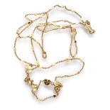 CHOKER PASQUALE BRUNI in yellow gold 18 kts., chain alternated by small circles in gold with