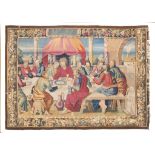 SCHOOL OF BRUXELLES, 17TH CENTURY Last Supper Aubusson tapestry, cm. 213 x 304 PROVENANCE Roman