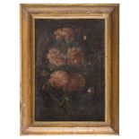 UMBRIAN PAINTER, 19TH CENTURY SMALL COMPOSITION OF ROSES SMALL COMPOSITION OF ROSES A pair of oil