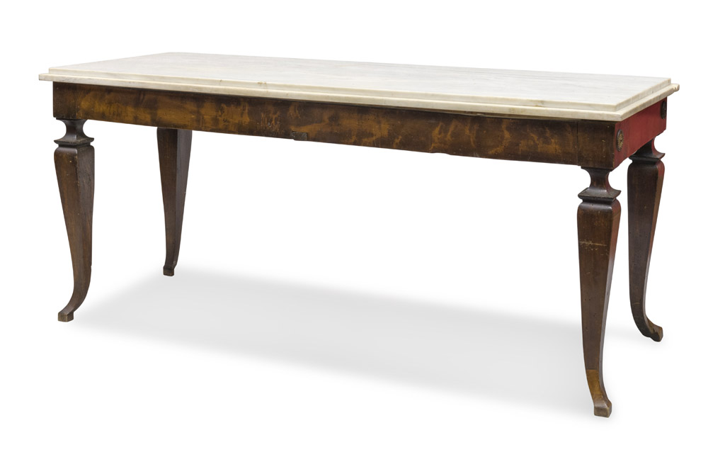 EXCEPTIONAL TABLE FOR ANATOMICAL STUDIES, CENTRAL ITALY LATE 18TH, EARLY 19TH CENTURY top in white