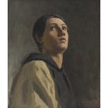 ITALIAN PAINTER, LATE 19TH CENTURY MONK'S PORTRAIT