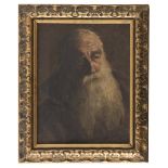 Italian painter, 19TH CENTURY PORTRAIT OF A MAN WITH LONG BEARD Oil on canvas, cm. 45 x 35 Gilded