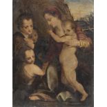 ANDREA DEL SARTO, att. to (Florence 1486 - 1530) MADONNA AND CHILD WITH ST. JOHN INFANT AND TWO