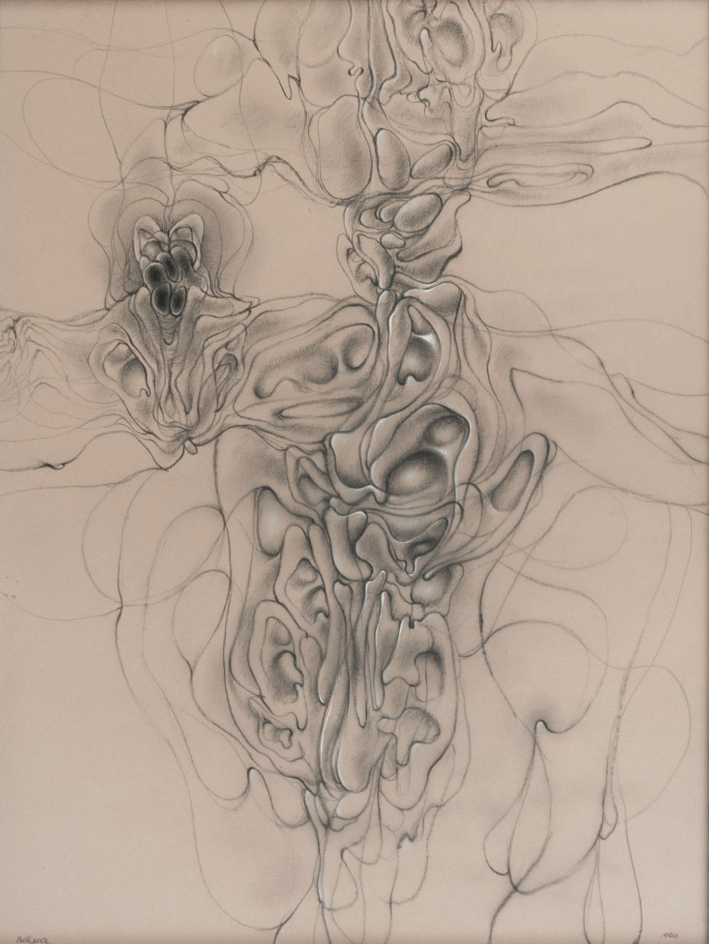 HANS BELLMER (Katowice 1902 - Parigi 1975) Senza titolo, 1960