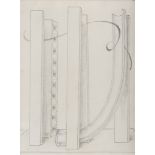 FAUSTO MELOTTI (Rovereto 1901 - Milano 1986) Senza titolo Matita su carta a righe, cm. 31,5 x 23,3