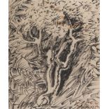 PERICLE FAZZINI (Grottammare 1913 - Roma 1987) Albero, 1965 Pennarello su carta, cm. 55 x 46,5 Firma