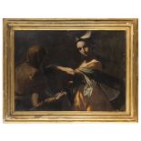 PIETRO PAOLINI, att. to (Lucca 1603 - 1681) JUDITH WITH THE HEAD OF HOLOFERNES Oil on canvas, cm. 96