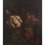 GENOESE PAINTER, 17TH CENTURY SCOURGING OF CHRIST Oil on canvas, cm. 145 x 126 PROVENANCE Collection