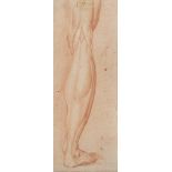 DRAFTSMAN, SECOND HALF OF THE 16TH CENTURY STUDY OF LEG SEEN FROM THE BACK STUDY OF LEG SEEN FROM