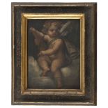 FLORENTINE PAINTER, 16TH CENTURY MUSICIAN ANGEL Oil on canvas, cm. 51 x 36,5 PROVENANCE Collection