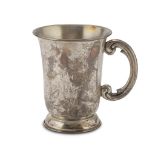 SILVER BEAKER, PUNCH FLORENCE 1944/1968 smooth body with initials. Title 800/1000. Measures cm. 9