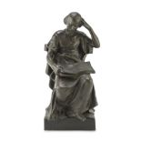 HENRI LOUIS LEVASSEUR (Paris 1853 - 1934) JURIST Lost wax casting bronze Measures cm. 32 x 15 x 14