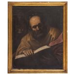 VENETIAN PAINTER, 17TH CENTURY ST. MARK Oil on canvas, cm. 86 x 71 Sigle 'C.F.L.', inscripted on the