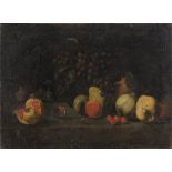 ROMAN PAINTER, 18TH CENTURY STILL LIFE OF GRAPE, APPLES, FIGS AND PEARS STILL LIFE OF GRAPE,