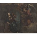 FLORENTINE PAINTER, 17TH CENTURY ANNUNCIATION Oil on canvas, cm. 75 x 93 PROVENANCE Collection of