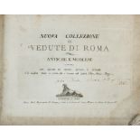 VIEWS OF ROME Nuova collezione di Vedute di Roma. A volume with engravings and two folded maps of.