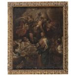 LOMBARD PAINTER, 18TH CENTURY THE DEATH OF ST. JOSEPH Oil on canvas cm. 73 x 56 PROVENANCE