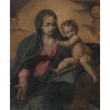 FERRARESE PAINTER, 17TH CENTURY VIRGIN AND CHILD Oil on canvas, cm. 69 x 56 PROVENANCE Collection of