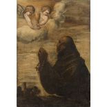 ITALIAN PAINTER, 17TH CENTURY SAN PASQUALE BAYLON Oil on canvas, cm. 131 x 90 PROVENANCE