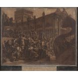 LUIGI ADEMOLLO (Milan 1764 - Florence 1849) EMBARKATION OF THE CARTHAGINIAN HOSTAGES Sepia