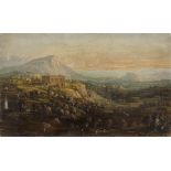 ITALIAN PAINTER, 19TH CENTURY VIEW OF ATHENS Oil on canvas, cm. 23 x 37 PROVENANCE Collection of