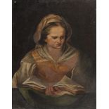 ITALIAN PAINTER, 18TH CENTURY READING WOMAN Oil on canvas, cm. 75 x 58 PROVENANCE Collection of