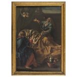 NEAPOLITAN PAINTER, 18TH CENTURY DEATH OF ST. JOSEPH Oil on canvas, cm. 112 x 74 PROVENANCE