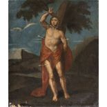 ITALIAN PAINTER, 18TH CENTURY ST. SEBASTIAN Oil on canvas, cm. 75 x 62 CONDITIONS OF THE PAINTING