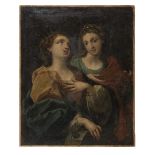 PARMENSE PAINTER, 16TH CENTURY ST. CATHERINE OF ALESSANDRIA AND ST. AGATHA (?) ST. APOLLONIA E ST.