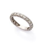 ENGAGEMENT RING in white gold 18 kts. Diamonds ct. 2.60, total weight gr. 5,00. FEDINA in oro bianco