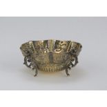SMALL BOWL IN GILDED SILVER, PUNCH LONDON 1889