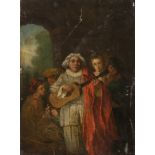 FRENCH PAINTER, EARLY 19TH CENTURY MUSICIANS IN COSTUMES