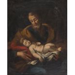 ITALIAN PAINTER, 17TH CENTURY ST. JOSEPH AND CHILD Oil on canvas, cm. 85 x 69 PROVENANCE