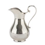 SILVER PITCHER, PUNCH PADUA, POST 1968 smooth body. Title 800/1000. Measures cm. 24 x 13 x 18,