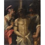 VENETIAN PAINTER, EARLY 17TH CENTURY CHRIST AT THE COLUMN Oil on canvas cm. 113 x 92 PROVENANCE