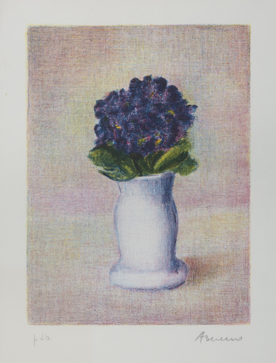 ANTONIO BUENO (Berlino 1918 - Firenze 1984) Vaso di fiori
