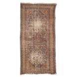 ANTIQUE KELLEY MALAYER CARPET, 19TH CENTURY double herati design with rosettes and secondary