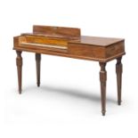 FORTEPIANO DI DOMENICO CIMAROSA, OF ADAM BEYER LONDINI, 1780 case in mahogany and feather mahogany