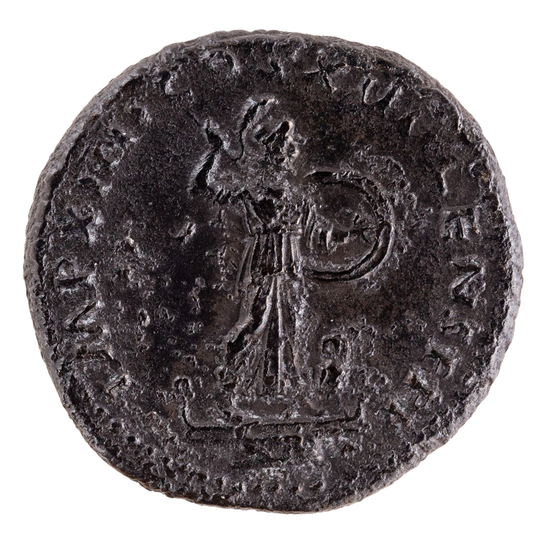 IMPERO ROMANO Domitian (81-96). Denarius. Rome. AR 3,06. D/IMP CAES DOMIT AVG GERM P M TR P VIIII. - Bild 2 aus 2