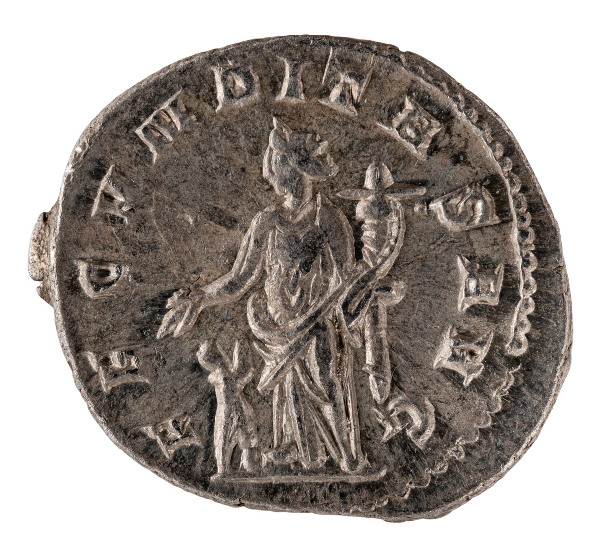 IMPERO ROMANO Herennia Etruscilla, wife of Decius Antoninianus. 250-251 AD. HER ETRVSCILLA AVG, - Bild 2 aus 2